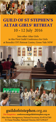 Guild of St Stephen's Altar Girls Retreat 2016